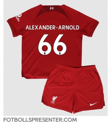 Liverpool Alexander-Arnold #66 Hemmatröja Barn 2022-23 Kortärmad (+ korta byxor)